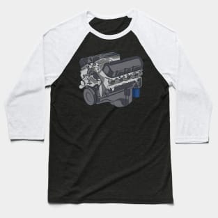 Car Engine Baseball T-Shirt